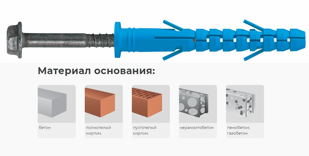 Новинки! Фасадные дюбели 